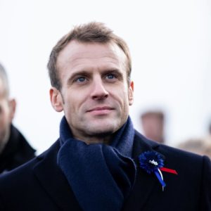 Portreait d'Emmanuel Macron en novembre 2018